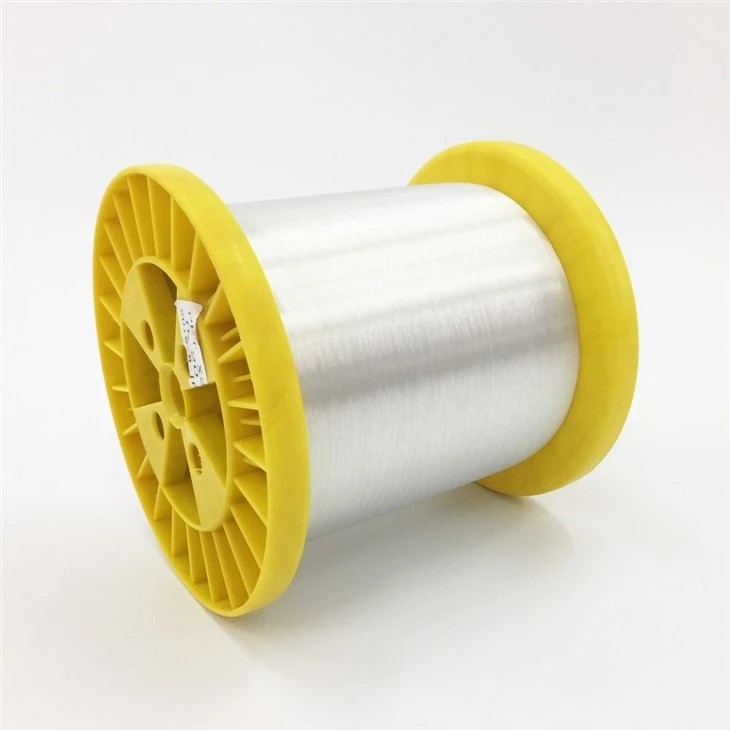 0.10mm 0.15mm 0.18mm 0.25mm Polyester PET Monofilament Yarn For 3D SpacerAir Mesh Fabric
